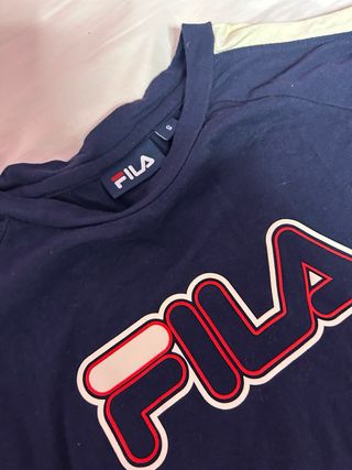 Camiseta Fila manga larga azul