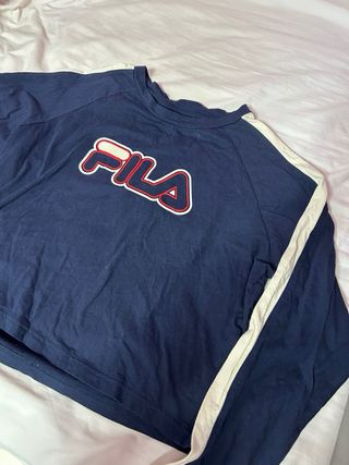 Camiseta Fila manga larga azul