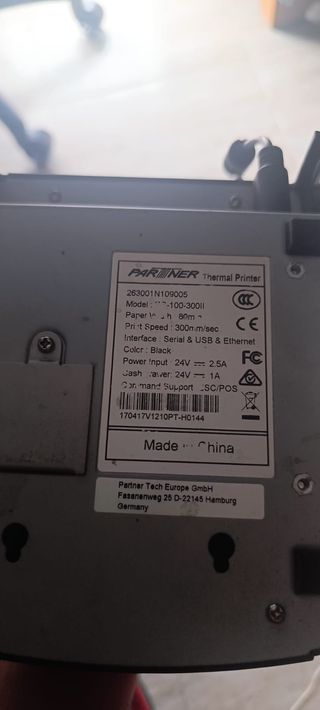 Impresora Térmica POS Partner RP-100-300II 80 mm