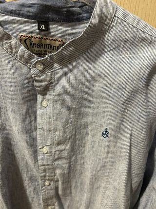 Camicia Uomo Blu Taglia XL