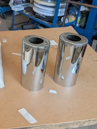 Cover cromata forcella Harley Davidson fat boy