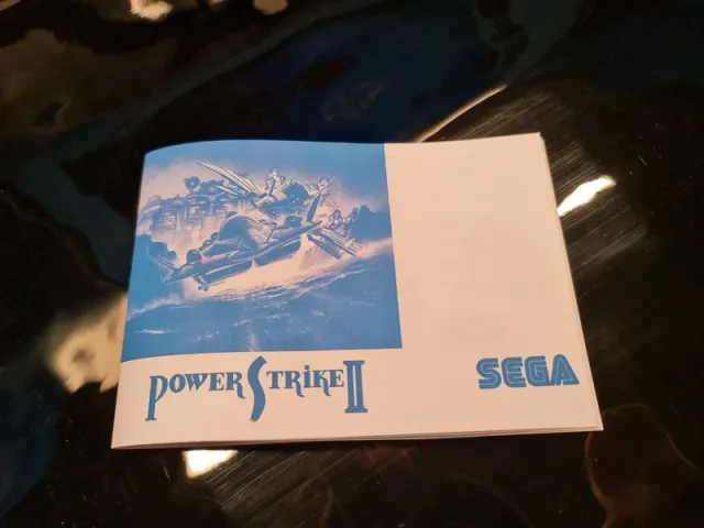 Manuale di sostituzione Power Strike II SEGA