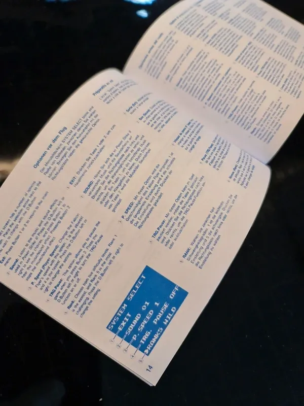 Manuale di sostituzione Power Strike II SEGA