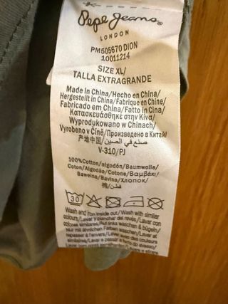 Camiseta Pepe Jeans verde oliva