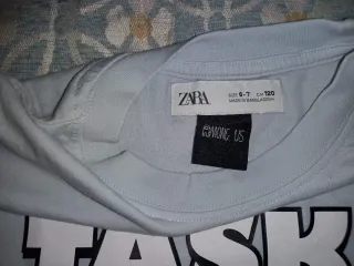 Lotes de camisetas tienda Zara Talla 6-7 Años120Cm