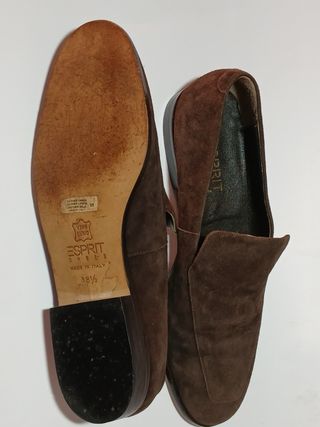 Mocasines zapatos Esprit Marrones Talla 38.5