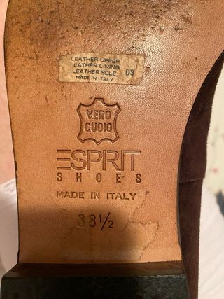 Mocasines zapatos Esprit Marrones Talla 38.5