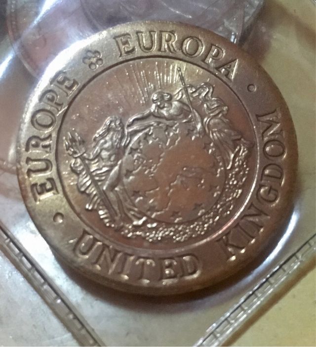 Moneda 10 ECU Reino Unido 1992
