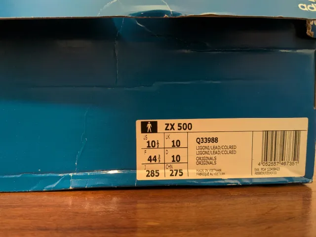 Adidas ZX 500 Size? Exclusive Gris y Rojo