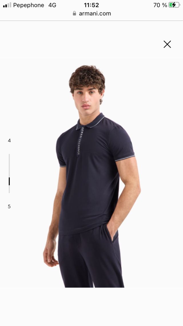 Polo Armani Exchange nuevo con etiqueta