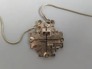 Cadena con Cruz de Jerusalén en Plata 925 - 10.7gr