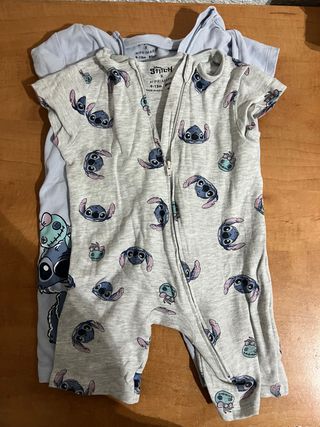 Pigiama corto per neonati Primark Stitch 9-12 mesi