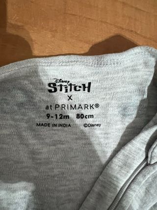 Pigiama corto per neonati Primark Stitch 9-12 mesi