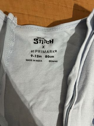 Pigiama corto per neonati Primark Stitch 9-12 mesi