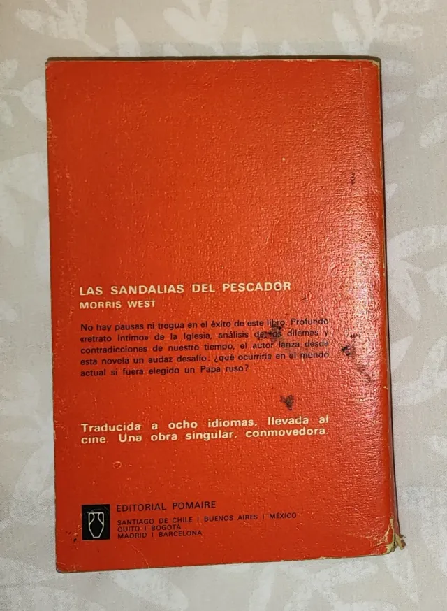 Libro Las Sandalias del Pescador de Morris West