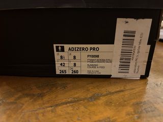 Adidas Adizero Pro Naranja Blanco