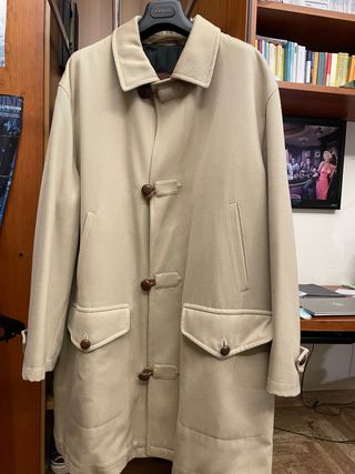 Cappotto Longhi uomo beige