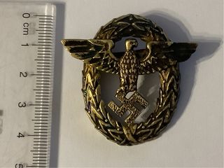 Insignia para Gorra de Policía Alemania WWII Repro