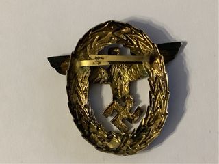 Insignia para Gorra de Policía Alemania WWII Repro