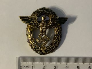 Insignia para Gorra de Policía Alemania WWII Repro