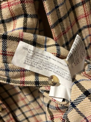 Camicia Pull&Bear a quadri beige e rossa