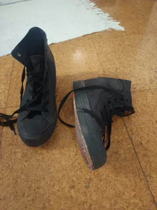 Zapatillas altas negras