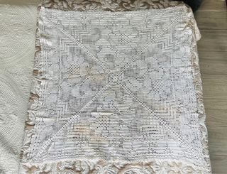 Paño Tapete Crochet Vintage