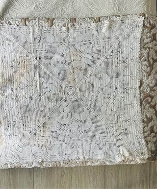 Paño Tapete Crochet Vintage