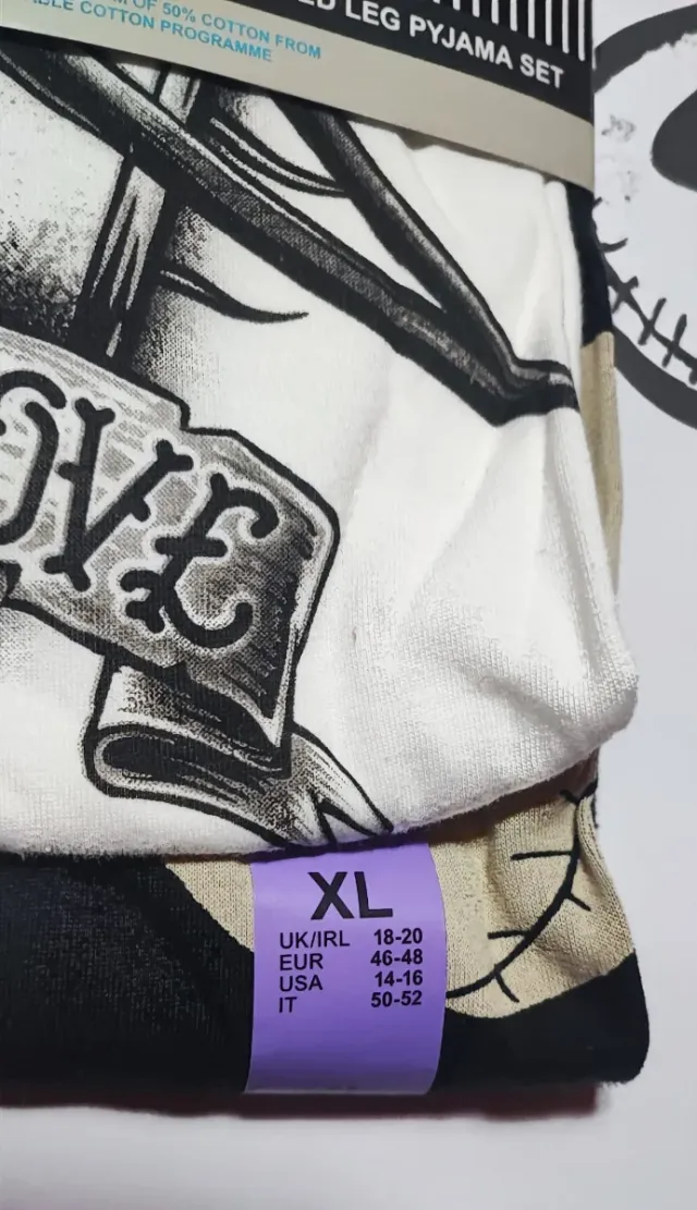 Pijama Disney Pesadilla antes de Navidad XL