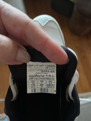 Sapatos de Golfe Senhora Preto e Branco