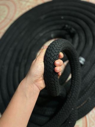 Cuerda de batalla negra 13,2 m BATTLE ROPE