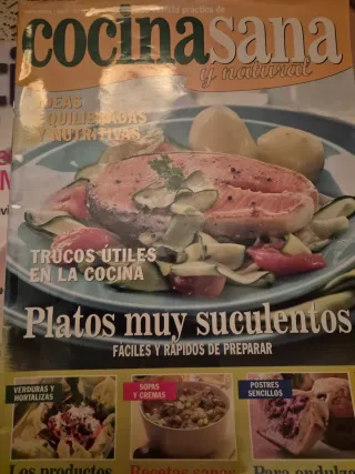 Lote de 7 revista con recetas de cocina