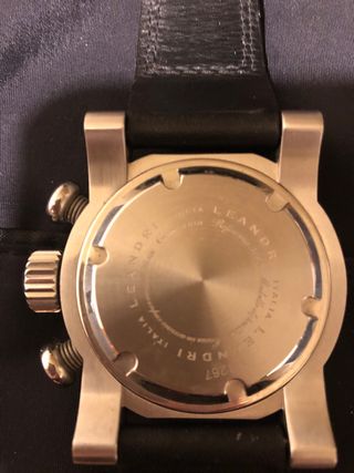 Orologio Quarzo Leandri 3060 Acciaio Vintage cm 5