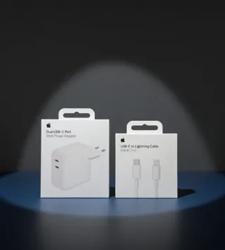 Caricabatterie dual iPhone USB-C da 35 W + cavo