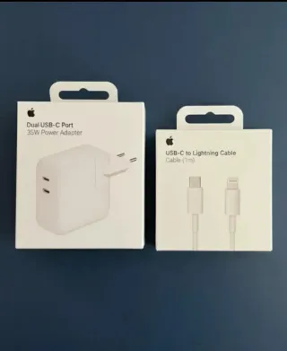 Caricabatterie dual iPhone USB-C da 35 W + cavo