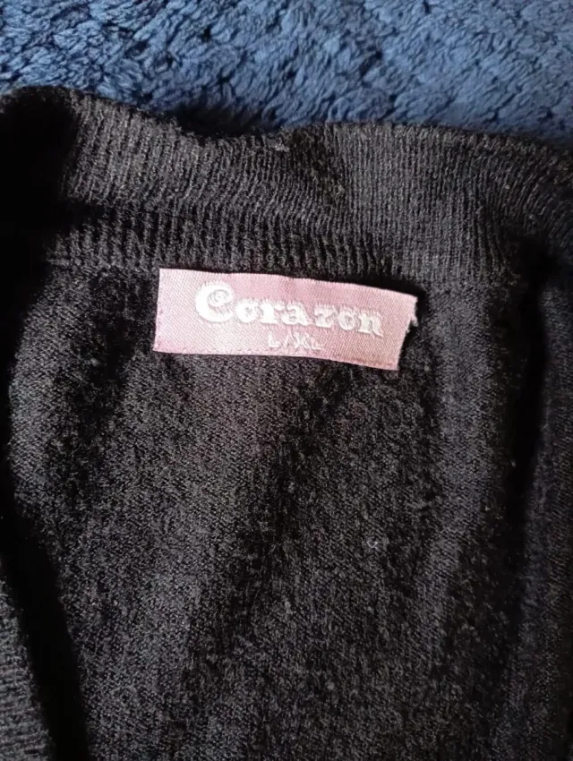 Chaqueta larga negra