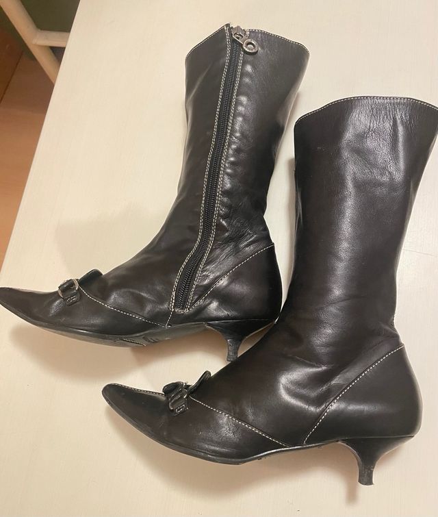 Botas media pierna piel Pedro Miralles T36