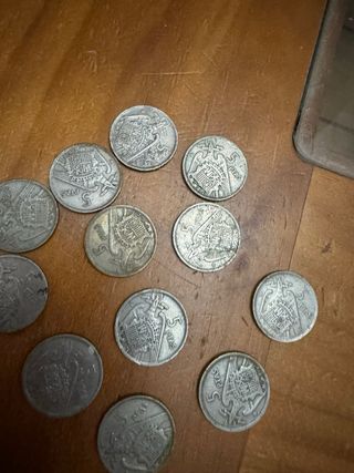 Lote 12 Monedas Franco 1957