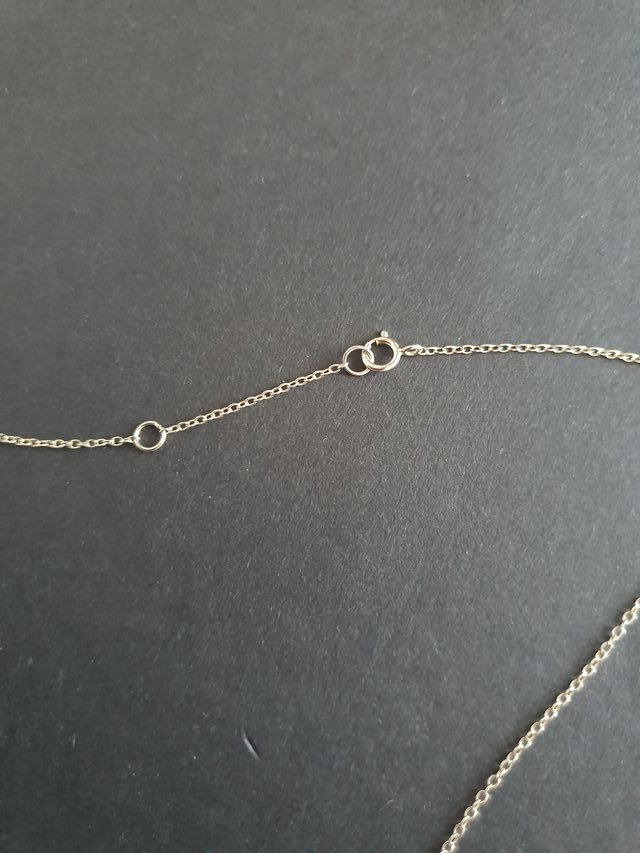 Collar de plata con círculo