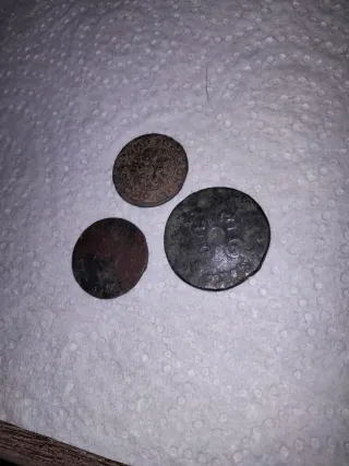 Lote monedas antiguas francesas