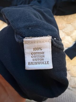 Jersey azul manga larga