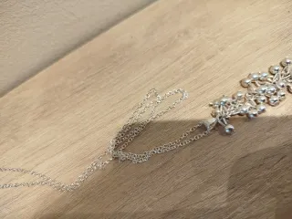 Colgante y cadena de plata