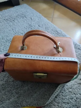 Beauty case vintage con chiave