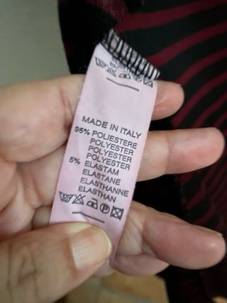 Chaqueta cárdigan asimétrica rayas