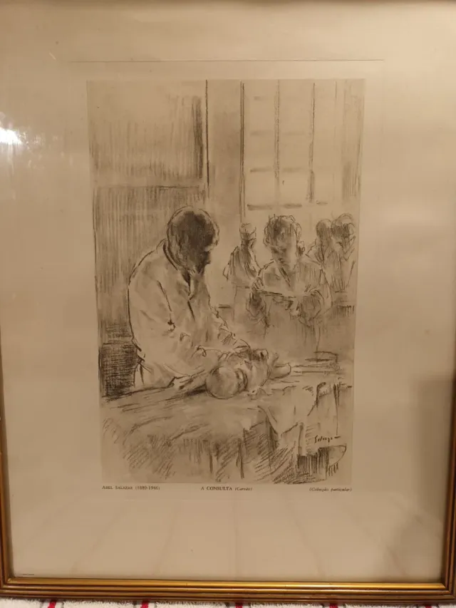 Quadro Vintage Abel Salazar