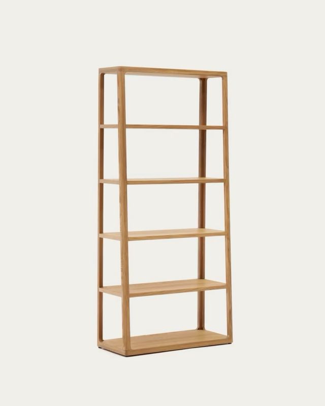 Estantería Maymai Kave Home Madera maciza roble
