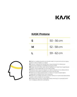 Casco Kask Protone Blanco Mate 2025