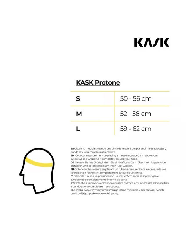 Casco Kask Protone Blanco Mate 2025
