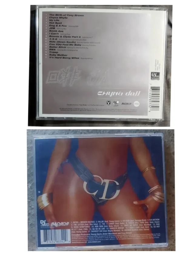 Lote 2 CDs Foxy Brown