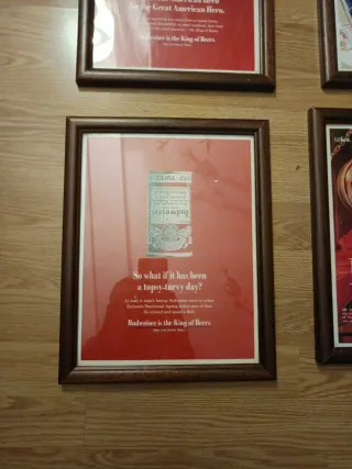 Quadri pubblicitari Budweiser